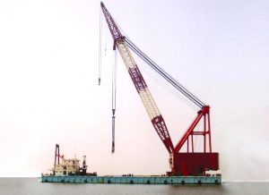 1000 Tons Floating Crane Self Propelled for Sale or Charter File-228